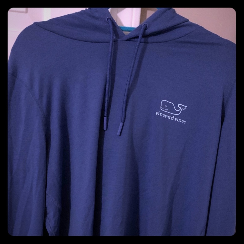 Vineyard Vines Performance Hooded Long Sleeve T